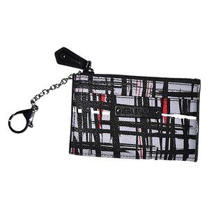 Vera Bradley Art Plaid Faux Leather Coin Purse with Keychain – Retired Pattern